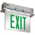 Acuity Brands Lighting Lithonia Lithonia Lighting - LED Edge-Lit Exit Sign Green EDGR 2 GMR EL M4